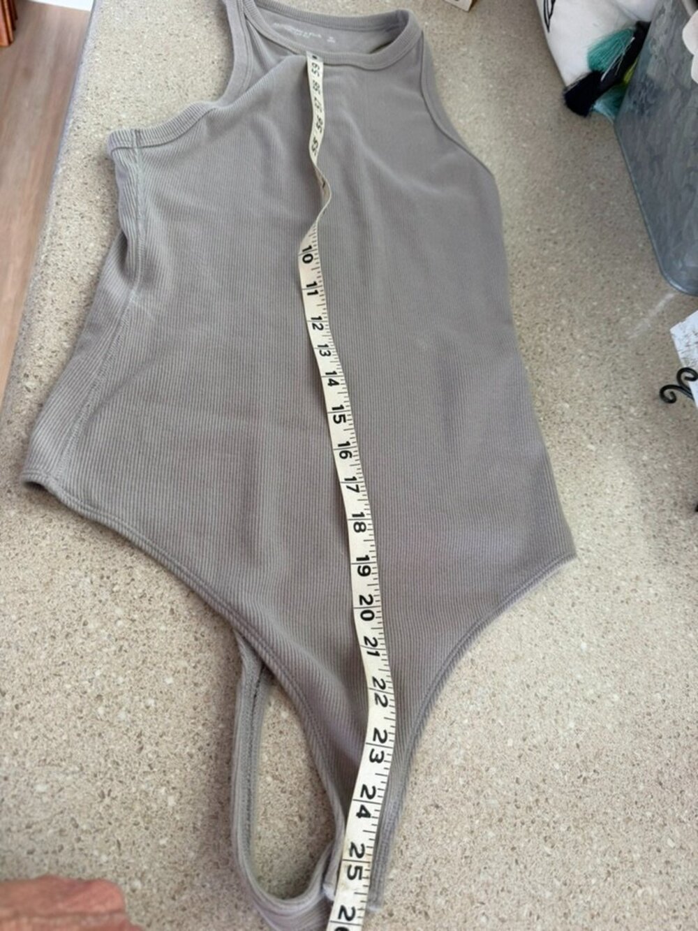 Abercrombie & Fitch bodysuit stone soft knit - Picture 3 of 3